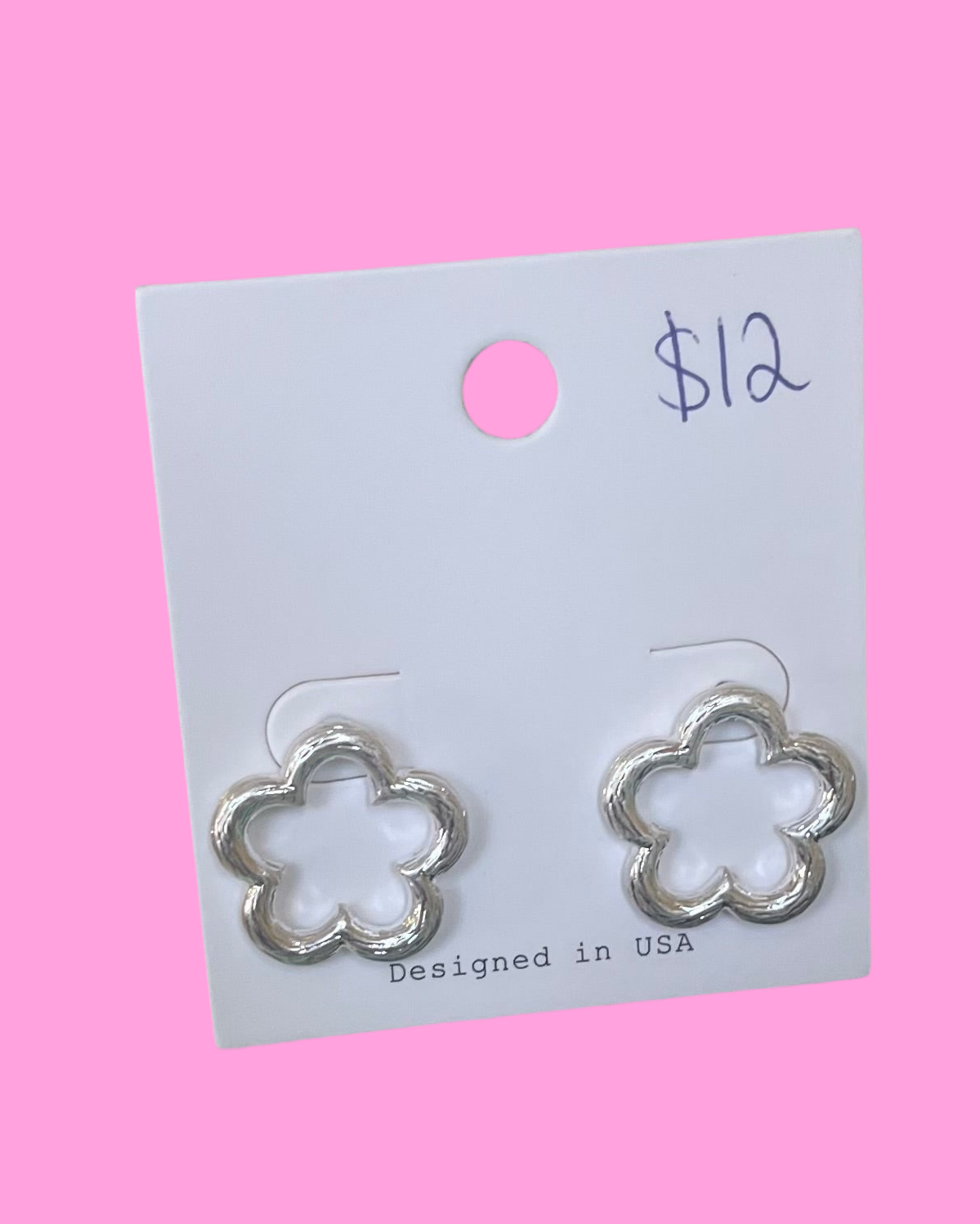 Silver Clover Earrings